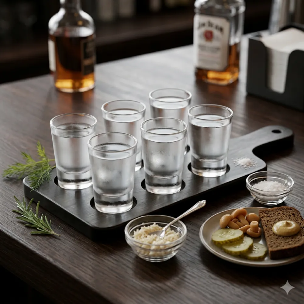 Vodka, 6 shots